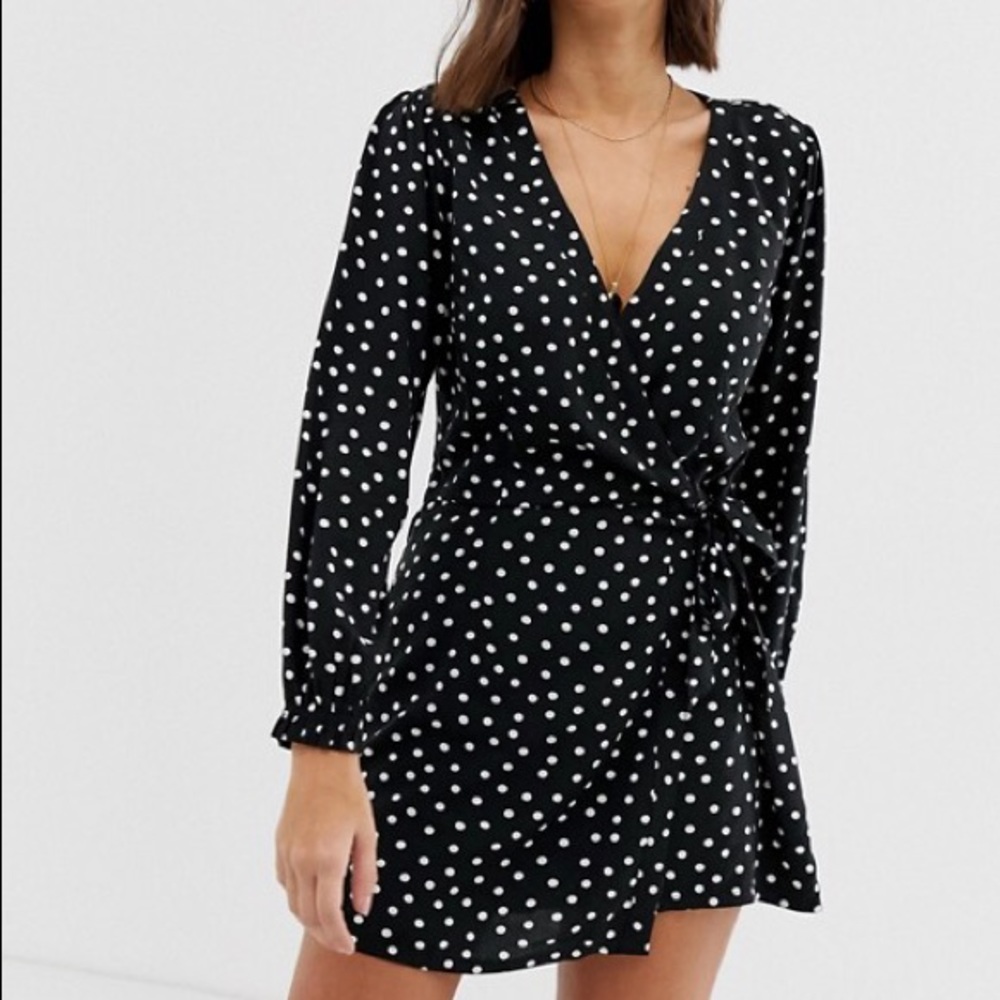 Abercrombie Polkadot Wrap Romper